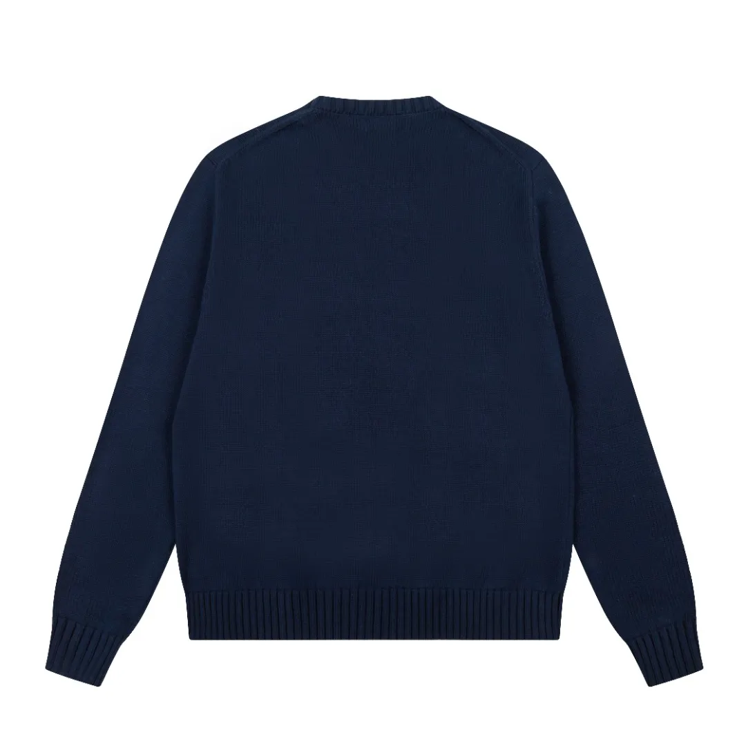 P470 top quality" Style number: DS882# (not off the shelves all year round) [Ralph Lauren heavy industry bear golf autumn and winter couple's knitted crew neck sweater] ✅Ralph Lauren Ralph Lauren classic basic bear heavy craftsman and women's couple's same style knitted sweater ✅Main supplier platform live broadcast wholesale entity out of stock will be replenished not removed from the shelf ✅ZP quality 1:1 version can scan the code to enter the GF website Counter quality ✅Detailed quality is the only one in Guangzhou Imported quality cotton yarn Focus on high-end, cost-effective, and good quality. Needless to say, the version is restored to the original version. The maximum size can be worn up to 190 pounds. Loose, comfortable and stress-free. ✅The upper body is simple and easy to match. A must-have for men. Good-looking clothes are never picky. A must-have for couples. Recommended for wardrobe. Size: S-XL Color: Navy